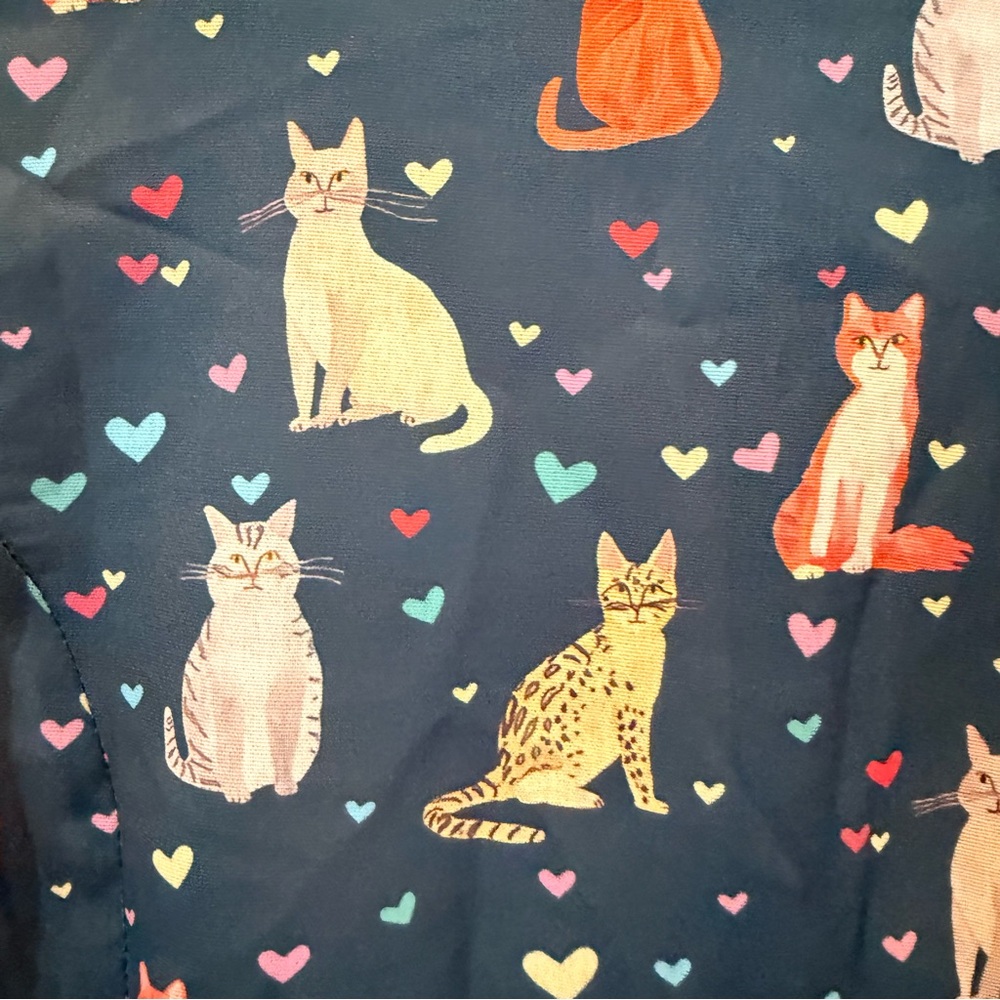 😻😻🐈🐈‍⬛Charming Blue Women’s Cat Dress🐈‍⬛😘😻😻 - Picture 4 of 9